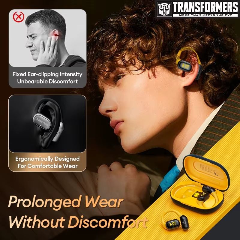 TWS Transformers TF-T13 Bluetooth Amarillo - Auriculares Inalámbricos - Ítem5