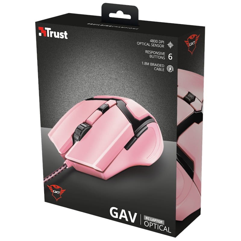 Souris Trust Souris de jeu GXT 101 Gav Noir