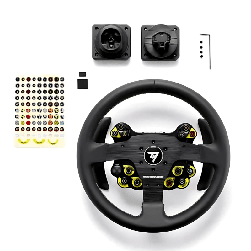 Thrustmaster Evo Racing 32R Leather Noir/Jaune - Volant de jeu - Ítem6