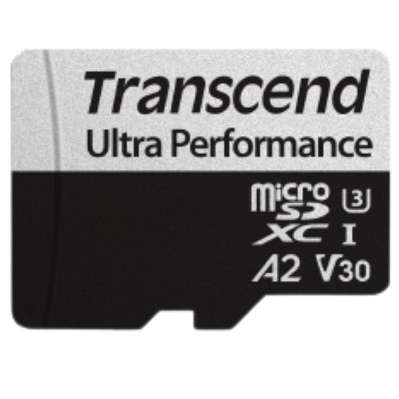 Transcend TS128GUSD340S 128 GB Clase 10 UHS-I U3 V30 A2 Negro / Gris - Tarjeta microSD - Ítem