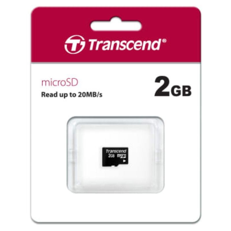 Transcend TS2GUSD 2 GB NAND 8 MB/s 7 MB/s Negro - Tarjeta microSD - Ítem1