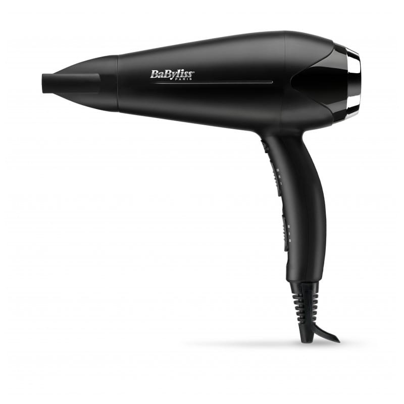 BaByliss Turbo Smooth 2200 D572DE Iónico Antiencrespamiento Negro - Secador de pelo - Ítem