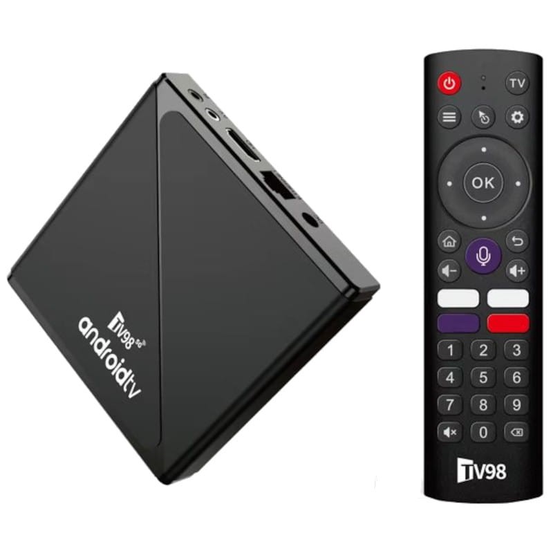 TV98 ATV Pro 8K H313 1 Go/8 Go Double Wifi Android 14 Noir - Android TV - Ítem