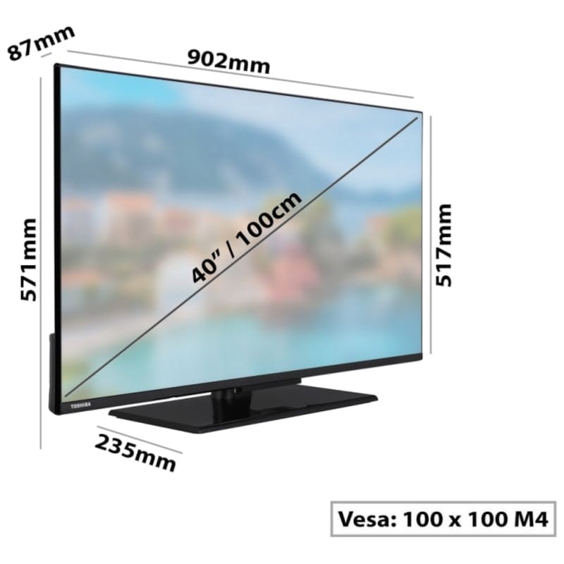 Toshiba 40LV3463DG 40 FullHD Smart TV - Televisor - Ítem3