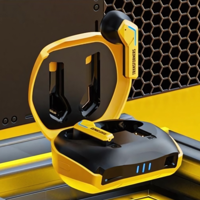 TWS Transformers TF-T06 Bluetooth Amarillo - Auriculares Inalámbricos - Ítem1