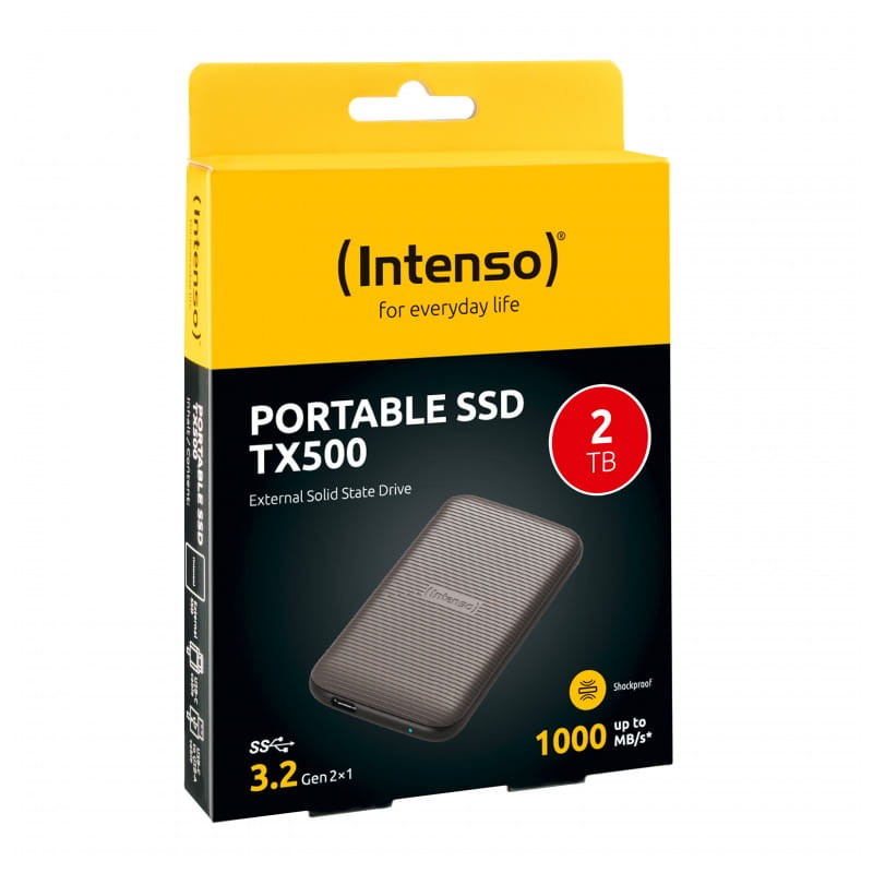 Intenso TX500 2TB USB Tipo C 3.2 Gen 2 Marrón - SSD Externo - Ítem6