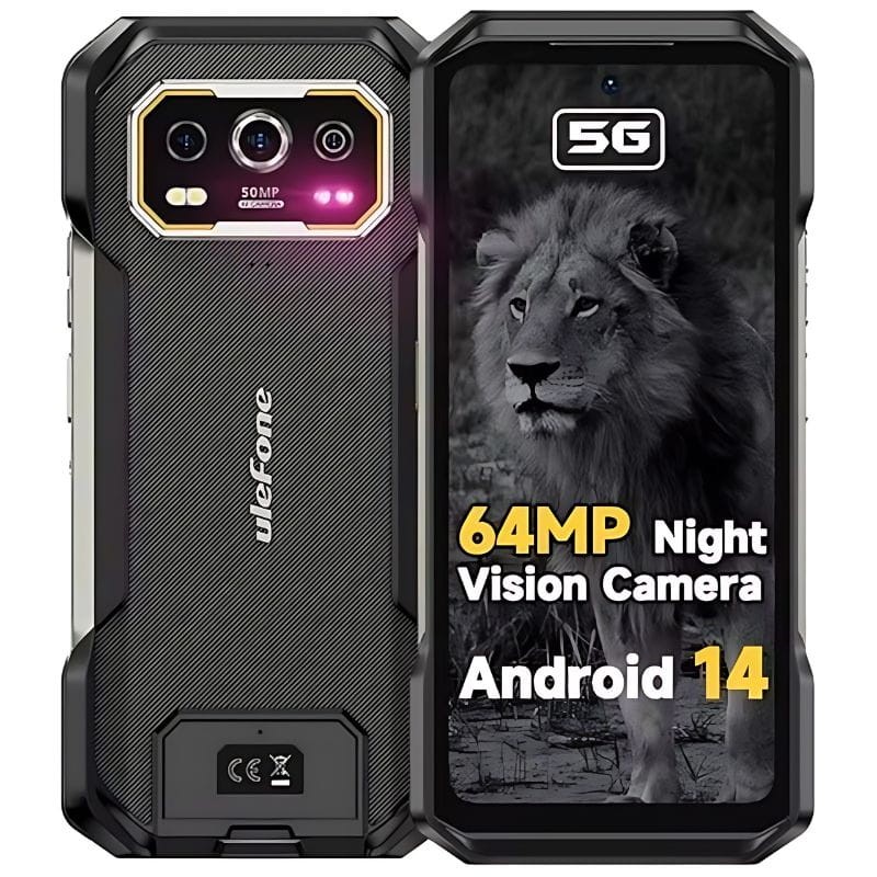 Ulefone Armor 27 Pro 5G 12GB/256GB Preto - Telemóvel Robusto - Item