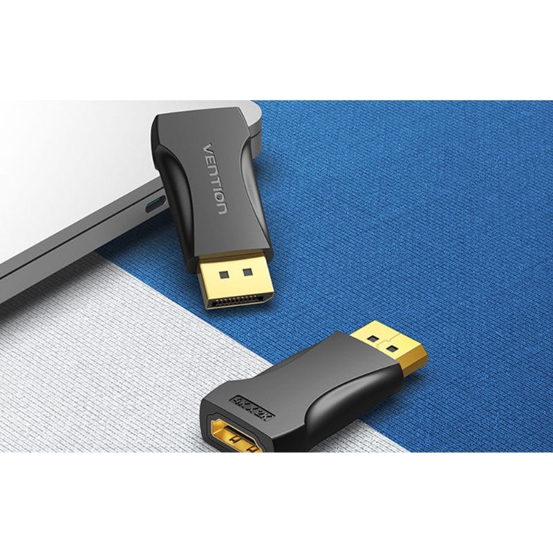 Vention HBPB0 4K@30Hz HDMI fêmea Displayport macho Preto - Adaptador HDMI - Item1