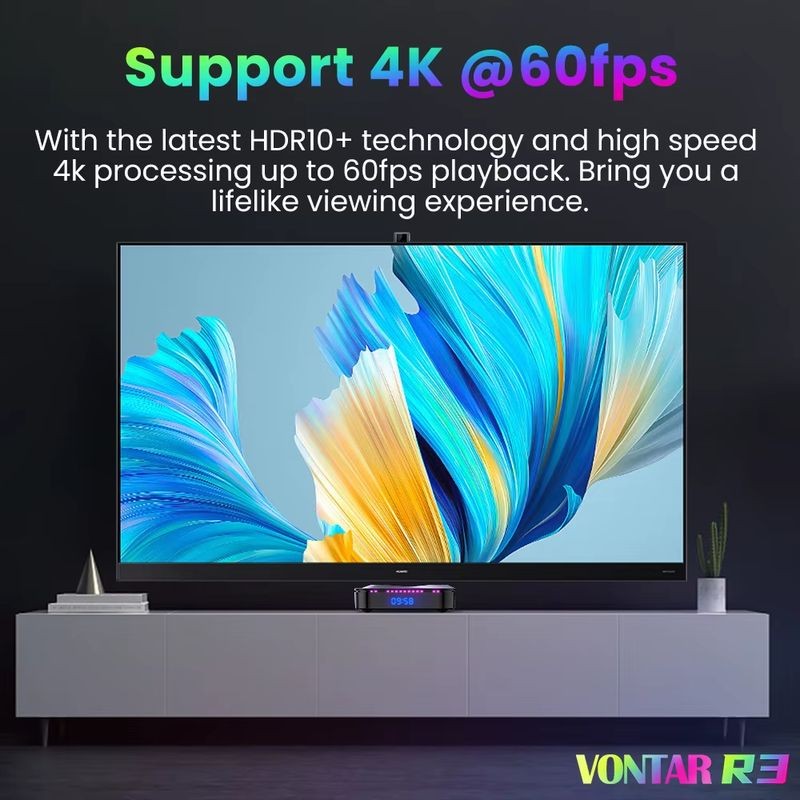 Vontar R3 RK3528 4Go/64Go WiFi6 Android 13.0 - Android TV - Ítem3