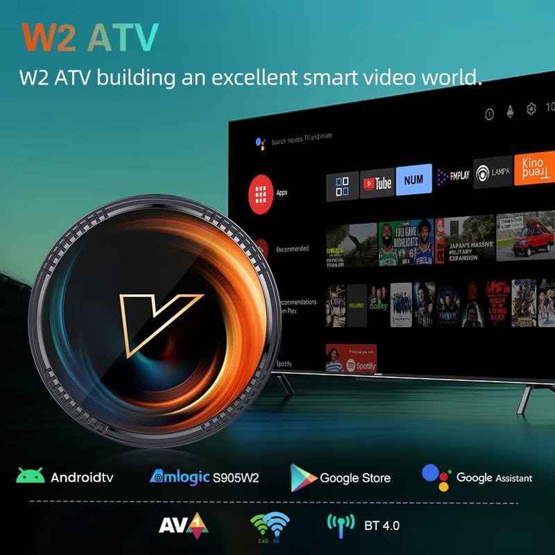 Vontar W2 ATV S905W2 2GB/16GB Dual WiFi Android 11.0 - Android TV - Item2