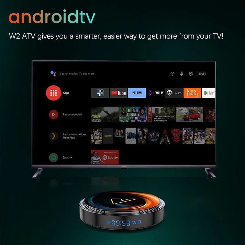 Vontar W2 ATV S905W2 2GB/16GB Dual WiFi Android 11.0 - Android TV - Item3