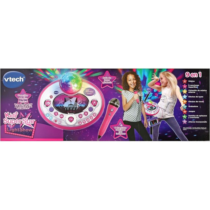 Vtech Kidi Superstar LightShow Micrófono Lila - Ítem10