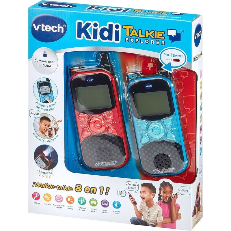 Vtech KidiTalkie Explorer Azul/Rojo - Walkie talkie - Ítem4