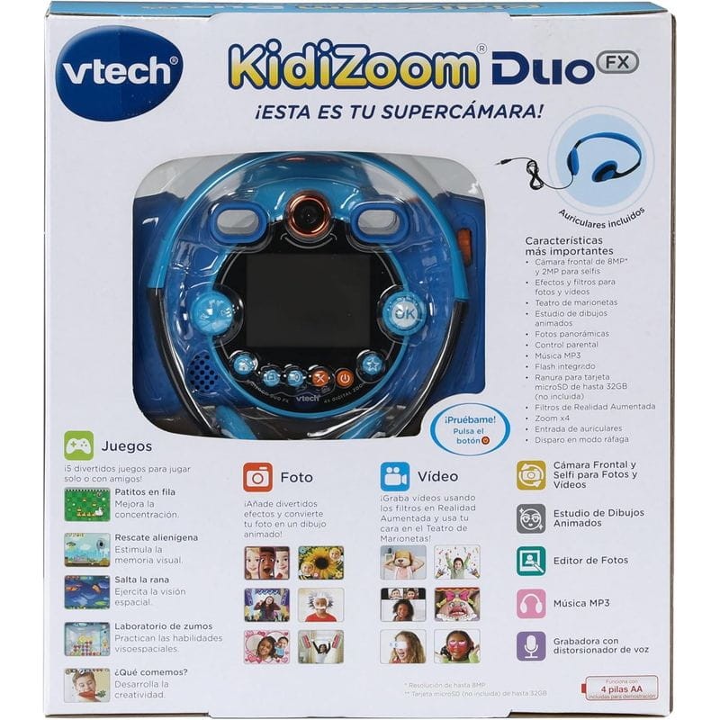 Vtech Kidizoom Duo FX 12 en 1 Bleu - Appareil photo pour enfants - Ítem3