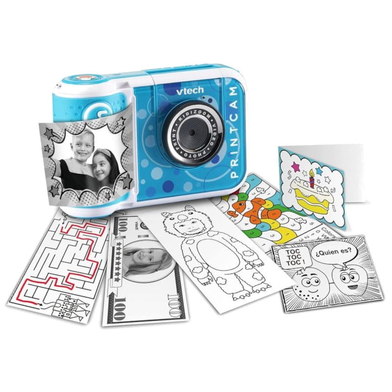 Vtech Kidizoom Print Cam Azul - Cámara de fotos infantil instantánea - Ítem