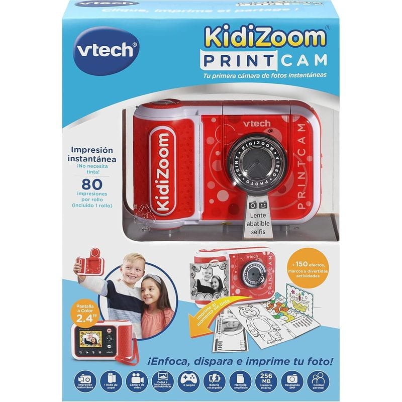 Vtech Kidizoom Print Cam Rojo - Cámara de fotos infantil instantánea - Ítem3