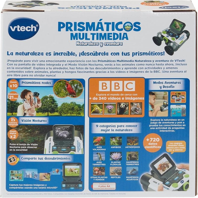 Vtech Nature Explorer Scope BBC Cinzento - Binóculos com visão noturna - Item5