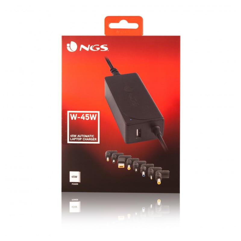 NGS W-45W 45W USB 2A Negro - Cargador universal - Ítem1