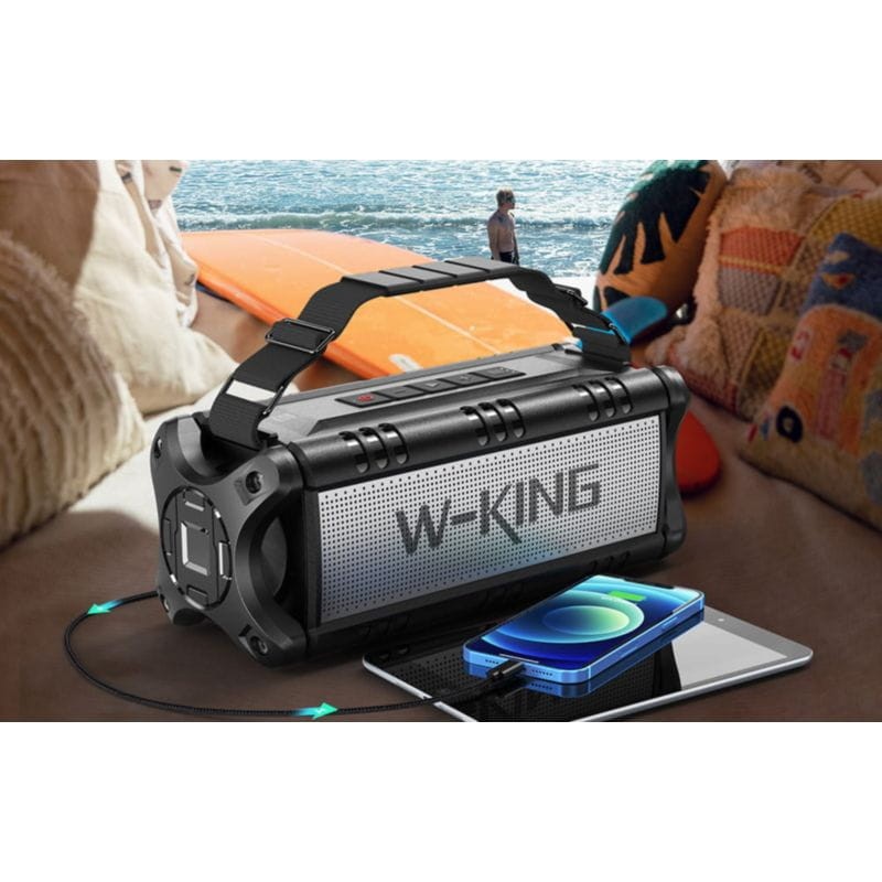 W-KING D8 50W Bluetooth 5.0 Noir - Enceinte sans fil - Ítem10