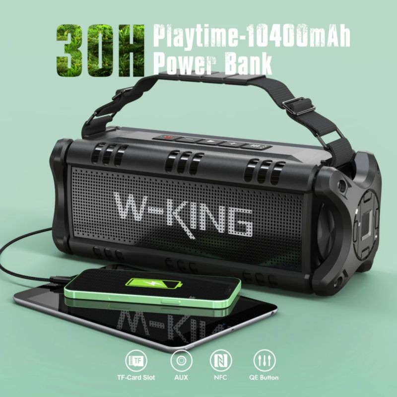 W-KING D8 50W Bluetooth 5.0 Noir - Enceinte sans fil - Ítem3