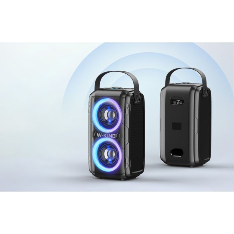 W-KING T9II 60W Preto - Coluna Bluetooth - Item4