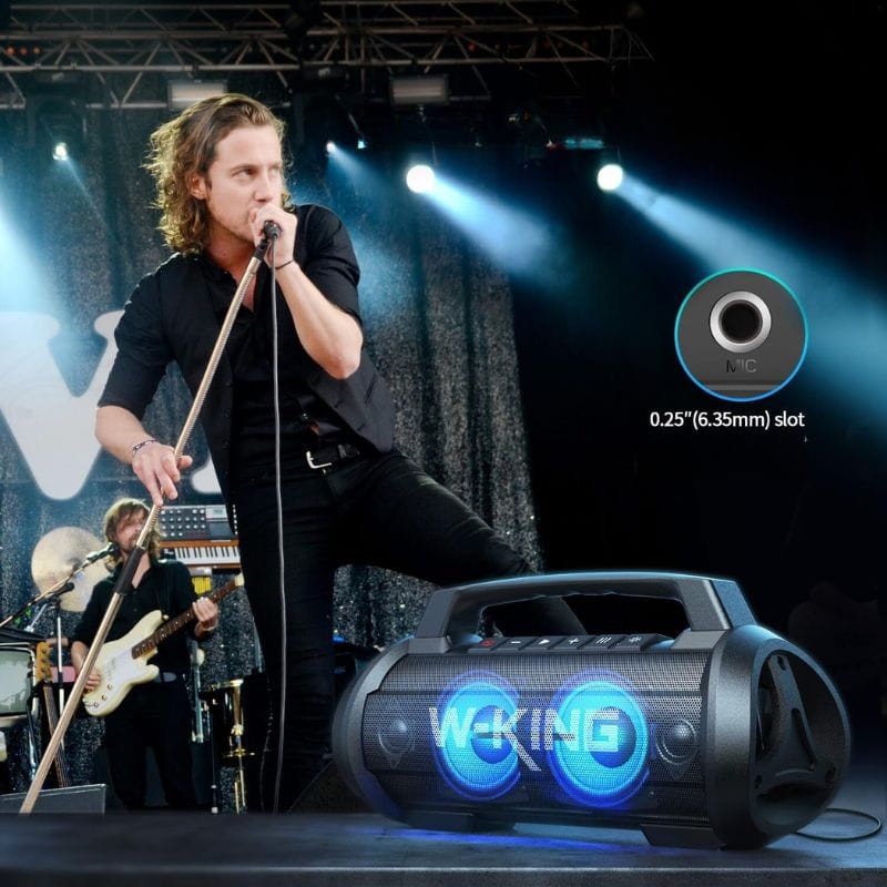 W-KING D10 70W preto - Coluna Bluetooth - Item3