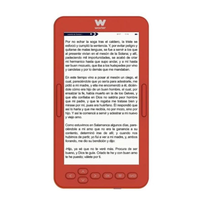 Woxter Scriba 195 S/ 4.7/ Tinta eletrónica Vermelho - Leitor de livros electrónicos - Item