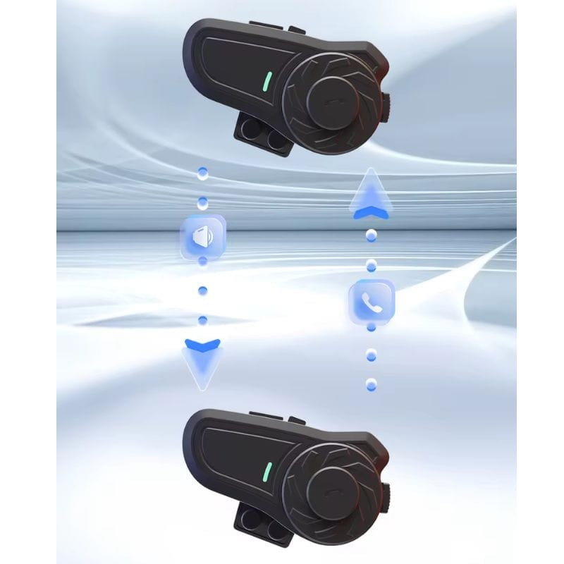 Hysnox X2 (Pack de 2) Full Duplex para 2 conductores - Intercomunicador para Moto - Ítem1