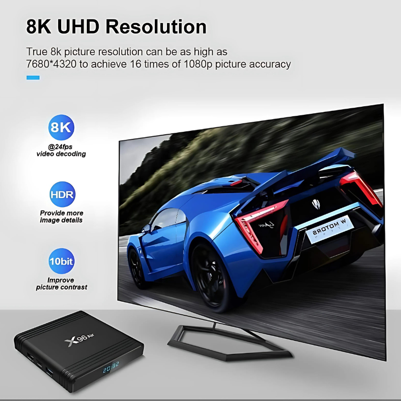 X96 Air 8K S905X3 4GB/32GB Android 9 - Android TV - Item1