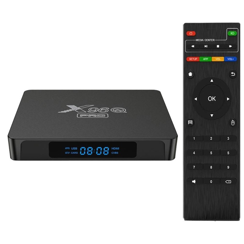 X96Q PRO H313 Wifi Dual 1GB/8GB Android 10 - Android TV - Ítem