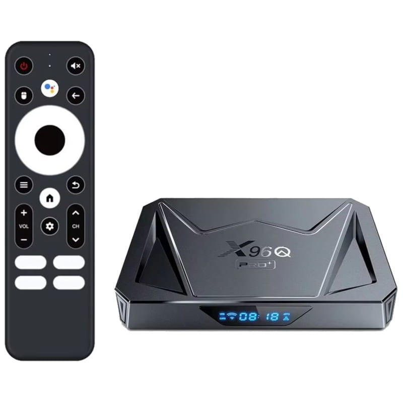 X96Q Pro Plus H728 4GB/64GB Dual Wifi Android 14 Preto - Android TV - Item