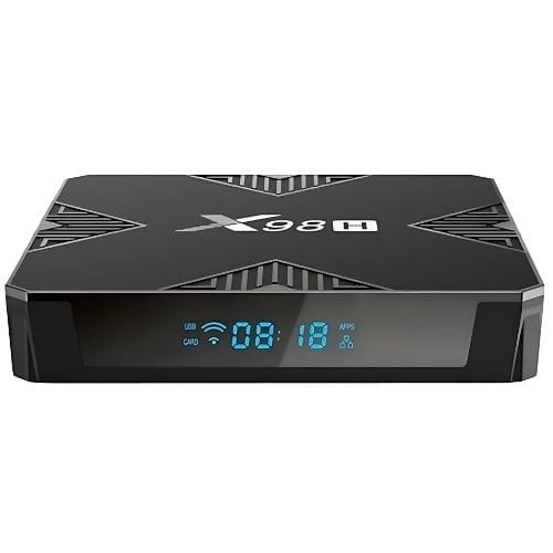 X98H H618 4 Go/32 Go Double Bande Bluetooth Android 12 Noir - Android TV - Ítem