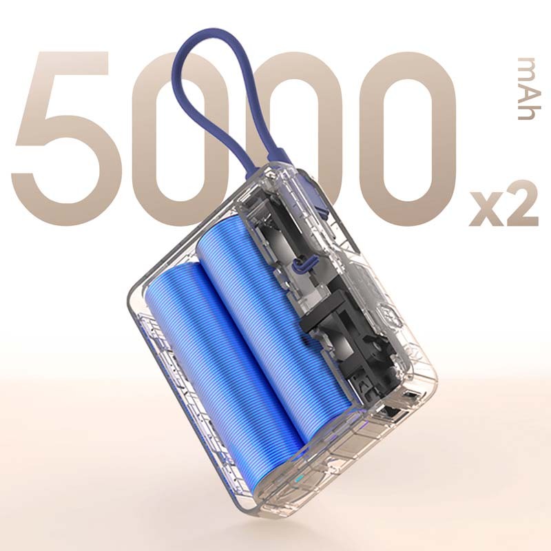 Xiaomi 33W Power Bank 10000mAh (Cabo Integrado) Azul - Item3