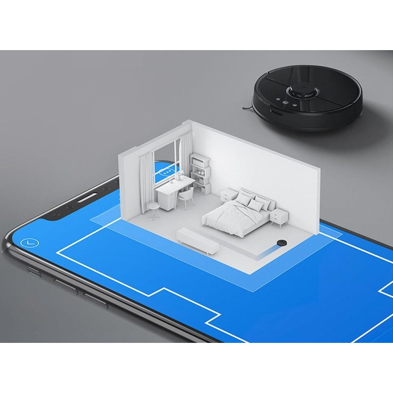 Xiaomi Mi Robot Vacuum 2 Black - Robot Aspirateur - Nouvelle génération - Aspirateur autonome - Capteur LDS 360º - Aspiration 2000PA - Mop - Ítem6