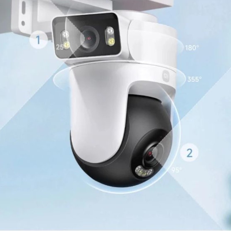 Xiaomi Outdoor Camera CW500 Dual 8MPx 2.5K Lente Dual Visión nocturna a color IP66 WiFi IA Blanco - Cámara de seguridad IP - Ítem2