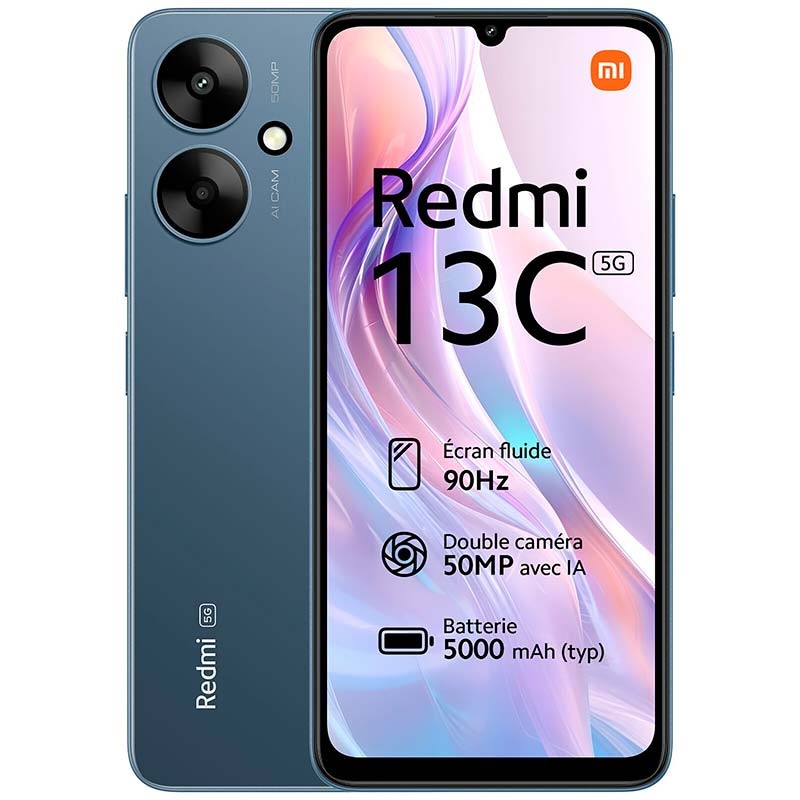 Teléfono móvil Xiaomi Redmi 13C 5G 4GB/128GB Azul - Ítem