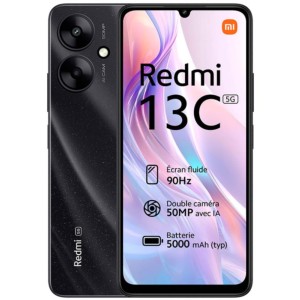 Teléfono móvil Xiaomi Redmi 13C 5G 4GB/128GB Negro