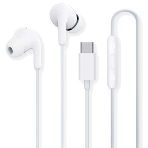 Xiaomi Type-C Earphones Blanc - Écouteurs In-ear avec Connecteur USB type C