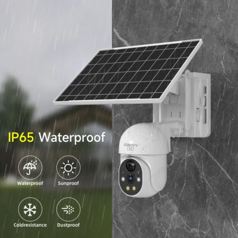 Xiaovv P6 Pro FullHD 2MP Panel Solar 4G/LTE PTZ Blanc - Cámara de Seguridad - Ítem2