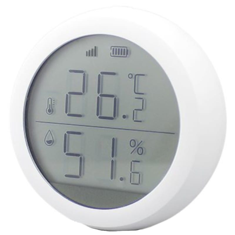 Zemismart Capteur d'humidité et de température Zigbee LCD -  PowerPlanetOnline