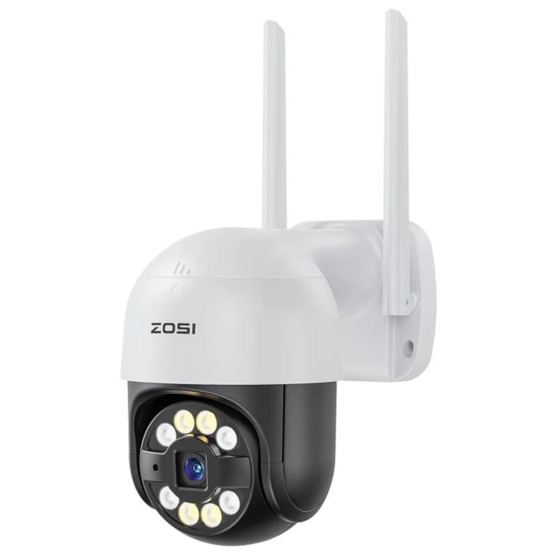 ZOSI C289 3MPx FullHD WiFi P/T IP66 IA Blanco + Tarjeta microSD 32GB - Cámara de seguridad IP - Ítem