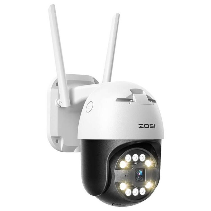 ZOSI C296 8MP 3K WiFi P/T PoE IP66 Blanco + Tarjeta microSD 32GB - Cámara de seguridad IP - Ítem