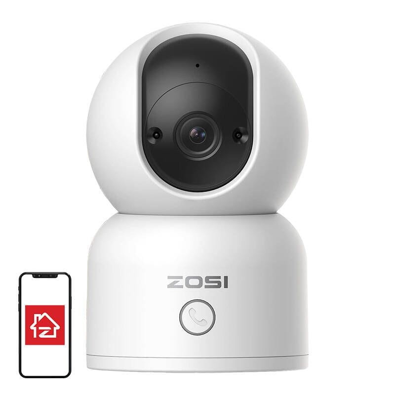 ZOSI C518 3MPx Visión Nocturna IA P/T WiFi 5G Blanco + Tarjeta microSD 32GB - Cámara de seguridad IP - Ítem1