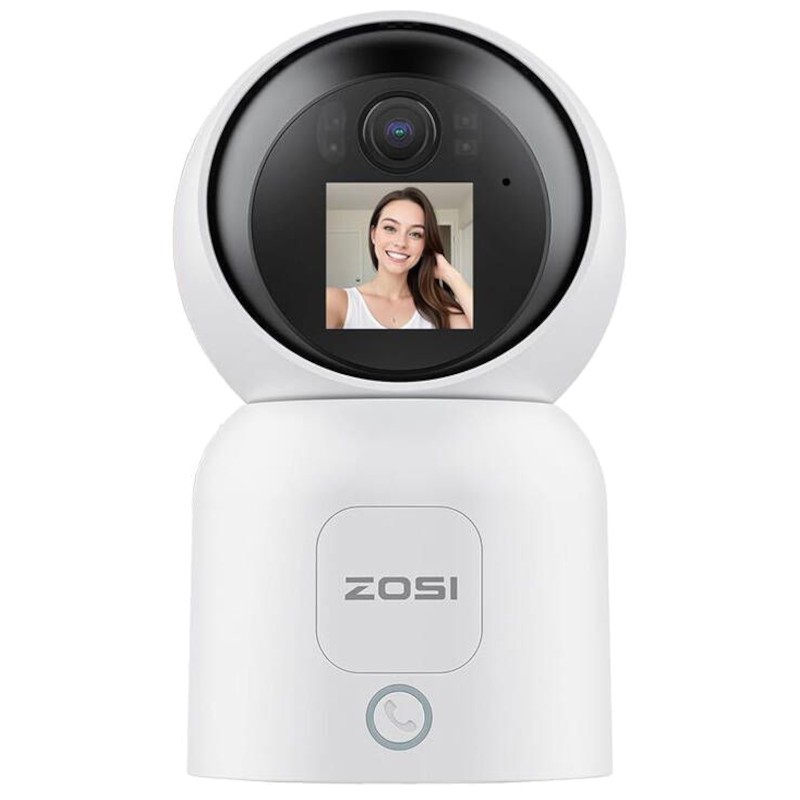 ZOSI C519M 4 MPx 2.5K P/T WiFi Dual Detección de movimiento Pantalla Blanco - Cámara de seguridad IP - Ítem