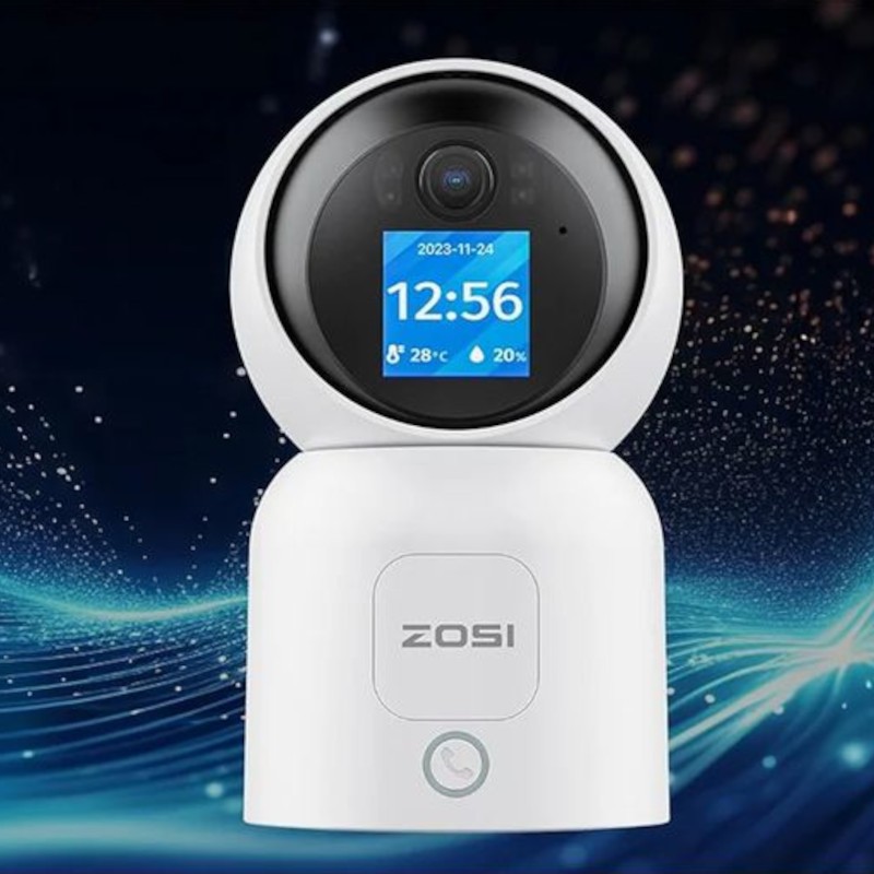 ZOSI C519M 4 MPx 2.5K P/T WiFi Dual Detección de movimiento Pantalla Blanco - Cámara de seguridad IP - Ítem3