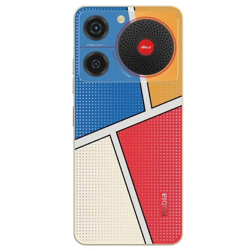 ZTE Nubia Music Pop Art 4GB/128GB Azul/Vermelho - Telemóvel - Item1